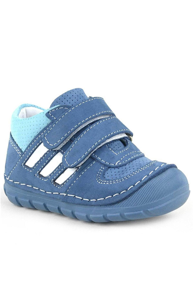 Rakerplus Grizzy Hakiki Deri Lacivert İlk Adım Erkek Bebek Ayakkabısı