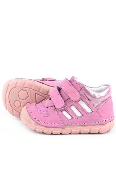 Rakerplus Grizzy Hakiki Deri Pembe İlk Adım Kız Bebek Ayakkabısı