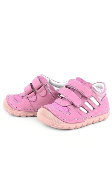 Rakerplus Grizzy Hakiki Deri Pembe İlk Adım Kız Bebek Ayakkabısı