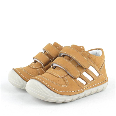 Rakerplus Grizzy Hakiki Deri Taba İlk Adım Unisex Bebek Ayakkabısı