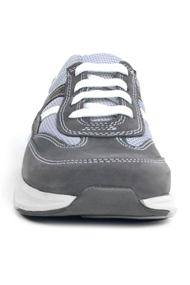 Rakerplus Hakiki Deri Anatomik Gri Bağcıklı Hafif Çocuk Spor Ayakkabı