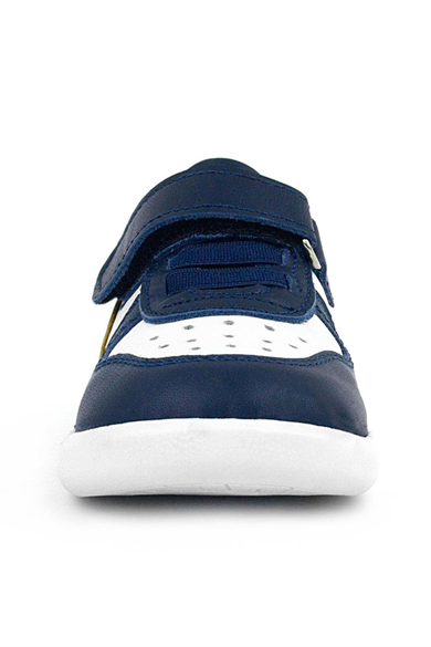 Rakerplus Hakiki Deri Anatomik Lacivert Beyaz Bebek Spor Ayakkabı