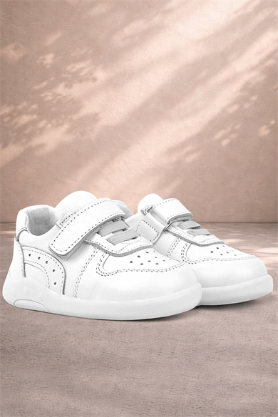 Rakerplus Hakiki Deri Beyaz Anatomik Bebek Spor Ayakkabı