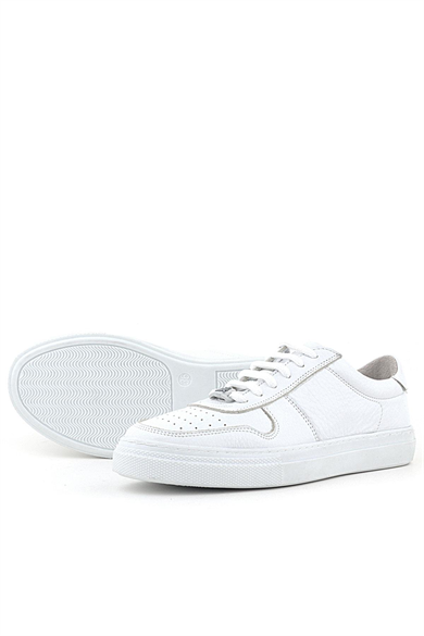 Rakerplus Hakiki Deri Beyaz Kız Çocuk Günlük Sneaker Ayakkabı