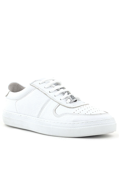 Rakerplus Hakiki Deri Beyaz Kız Çocuk Günlük Sneaker Ayakkabı