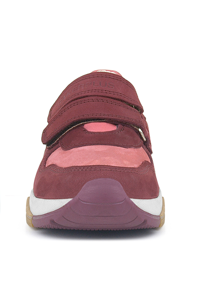 Rakerplus Hakiki Deri Bordo Pembe Kız Çocuk Sneakers Spor Ayakkabı