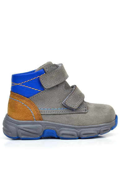 Rakerplus Hakiki Deri Gri Taba Nubuk Bebek Spor Bot Ayakkabı