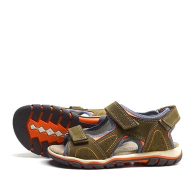 Rakerplus Hakiki Deri Haki Cırtlı Erkek Çocuk Sandalet
