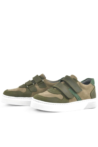 Rakerplus Hakiki Deri Haki Cırtlı Erkek Çocuk Sneaker