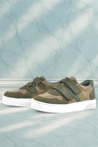 Rakerplus Hakiki Deri Haki Cırtlı Erkek Çocuk Sneaker