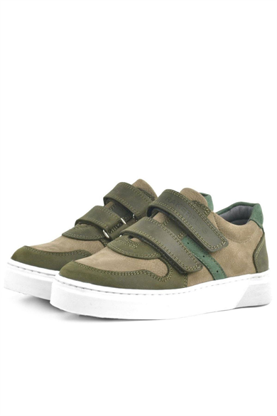 Rakerplus Hakiki Deri Haki Cırtlı Erkek Çocuk Sneaker