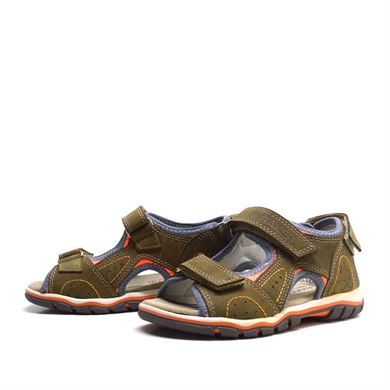 Rakerplus Hakiki Deri Haki Cırtlı Erkek Çocuk Sandalet