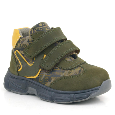 Rakerplus Hakiki Deri Haki Sarı Bebek Spor Bot Ayakkabı