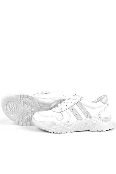 Rakerplus Hakiki Deri Kız Çocuk Sneakers Ayakkabı
