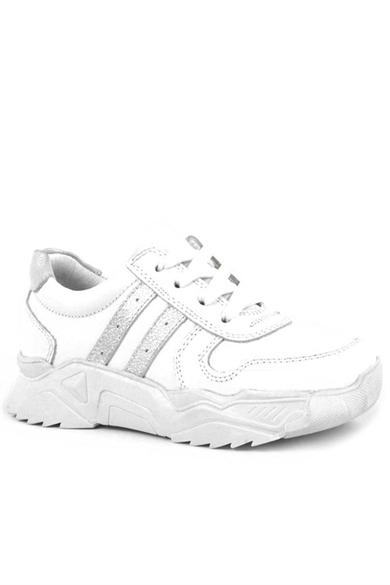 Rakerplus Hakiki Deri Kız Çocuk Sneakers Ayakkabı