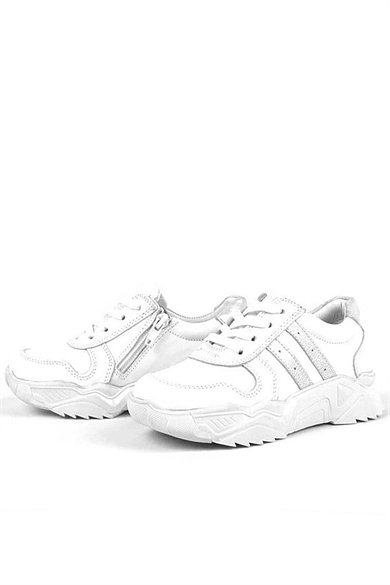Rakerplus Hakiki Deri Kız Çocuk Sneakers Ayakkabı