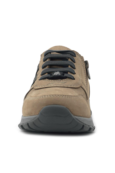 Rakerplus Hakiki Deri Kum Fermuarlı Bağcıklı Erkek Çocuk Spor Okul Ayakkabı