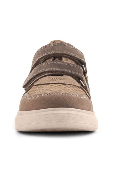 Rakerplus Hakiki Deri Kum Haki Cırtlı Hafif Tabanlı Erkek Çocuk Spor Ayakkabı