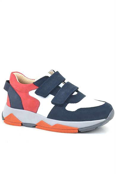 Rakerplus Hakiki Deri Lacivert Çocuk Sneakers Spor Ayakkabı