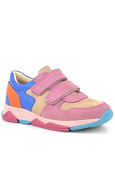 Rakerplus Hakiki Deri Pembe Çocuk Sneakers Spor Ayakkabı