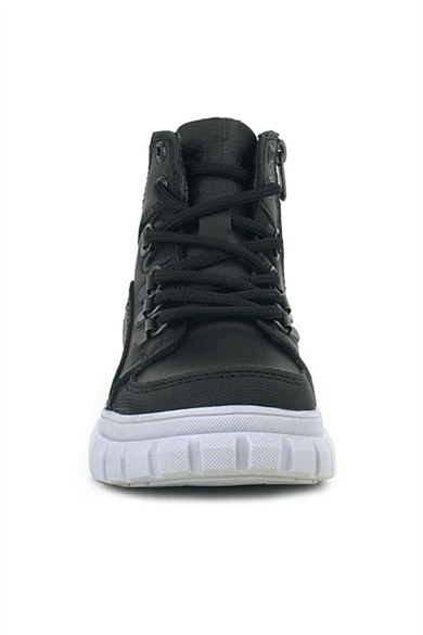 Rakerplus Hakiki Deri Siyah Fermuarlı Erkek Çocuk Bot