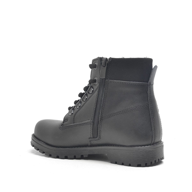 Rakerplus Hakiki Deri Siyah Fermuarlı Kışlık Çocuk Bot