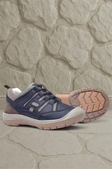 Rakerplus Hakiki Deri Siyah Kum Bağcıklı Çocuk Outdoor Ayakkabı