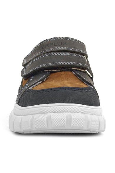 Rakerplus Hakiki Deri Taba Cırtlı Çocuk Günlük Spor Okul Ayakkabı