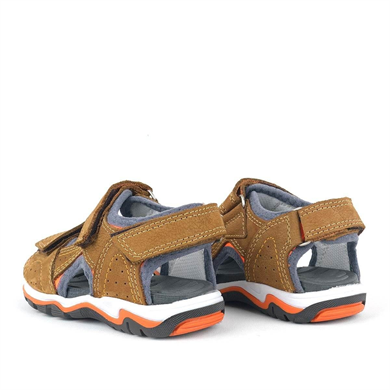 Rakerplus Hakiki Deri Taba Turuncu Erkek Çocuk Sandalet