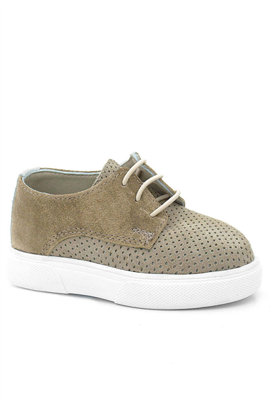 Rakerplus Hakiki Deri Vizon Lastikli Erkek Çocuk Günlük Ayakkabı