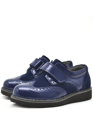 Rakerplus Hidra Lacivert Rugan Cırtlı Günlük Erkek Çocuk Ayakkabı