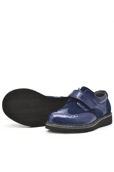 Rakerplus Hidra Lacivert Rugan Cırtlı Günlük Erkek Çocuk Ayakkabı