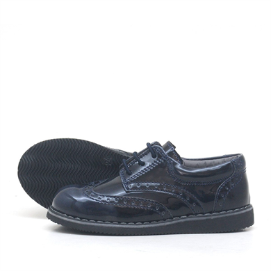 Rakerplus Hidra Lacivet Rugan Bağcıklı Günlük Erkek Bebek Ayakkabı