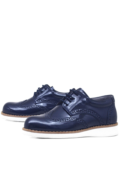 Rakerplus Hidra Rugan Yüksek Beyaz Taban Erkek Çocuk Abiye Ayakkabı