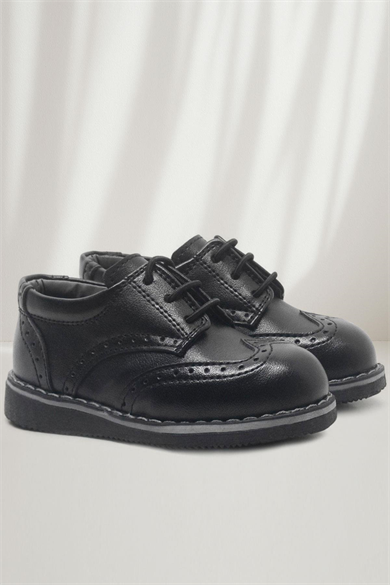 Rakerplus Hidra Siyah Mat Erkek Bebek Kreş Ayakkabı