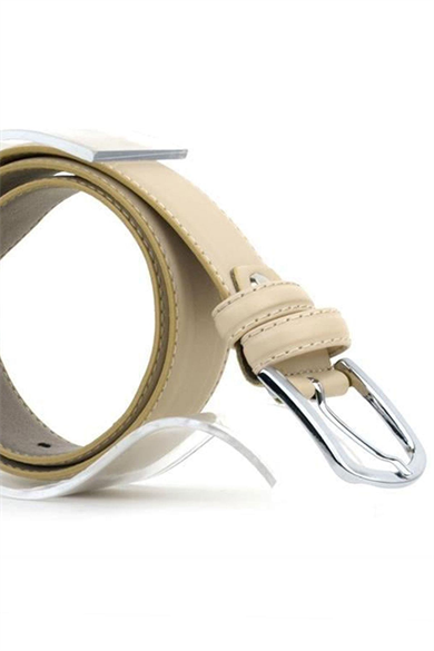 Rakerplus Krem 3 cm Erkek Çocuk Kemeri (80-100cm)