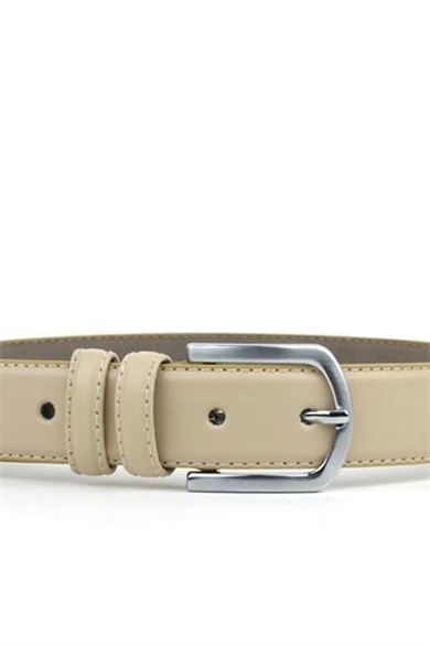 Rakerplus Krem 3 cm Erkek Çocuk Kemeri (80-100cm)