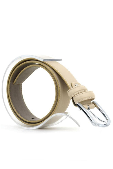 Rakerplus Krem 3 cm Erkek Çocuk Kemeri (80-100cm)