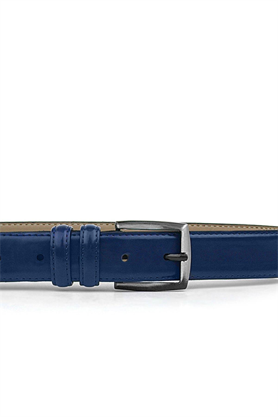 Rakerplus Lacivert Rugan 3,5 Cm Erkek Çocuk Kemeri (85- 110 Cm)