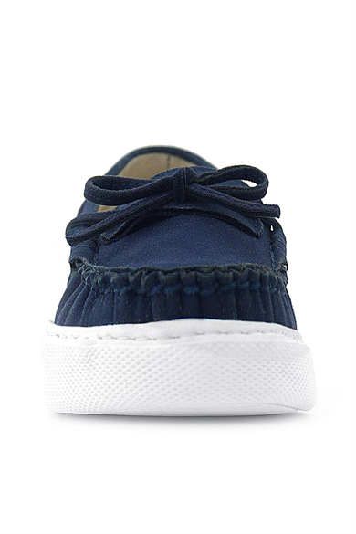 Rakerplus Lacivert Süet Ekstra Hafif Çocuk Makosen Ayakkabı