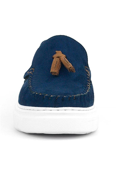 Rakerplus Lacivert Taba Erkek Çocuk Makosen Ayakkabı