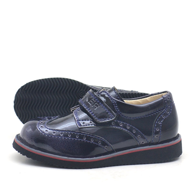 Rakerplus Lacivet Rugan Cırt Cırtlı Günlük Erkek Bebek Ayakkabı