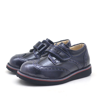 Rakerplus Lacivet Rugan Cırt Cırtlı Günlük Erkek Bebek Ayakkabı