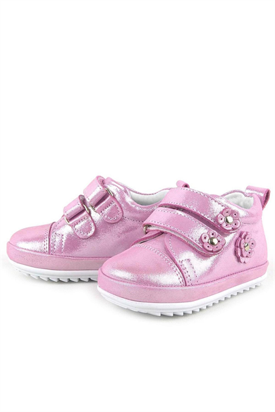 Rakerplus Limpo Hakiki Deri Pembe Anatomik Kız Bebek İlk Adım Ayakkabısı