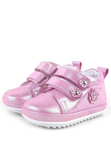 Rakerplus Limpo Hakiki Deri Pembe Anatomik Kız Bebek İlk Adım Ayakkabısı