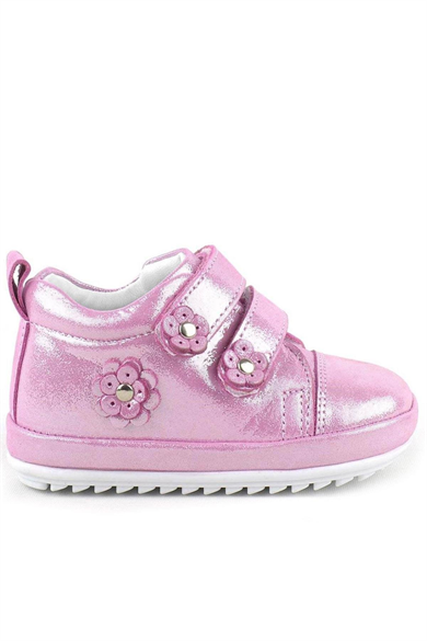 Rakerplus Limpo Hakiki Deri Pembe Anatomik Kız Bebek İlk Adım Ayakkabısı