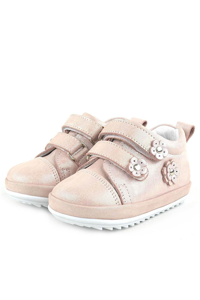 Rakerplus Limpo Hakiki Deri Pudra Anatomik Kız Bebek İlk Adım Ayakkabısı