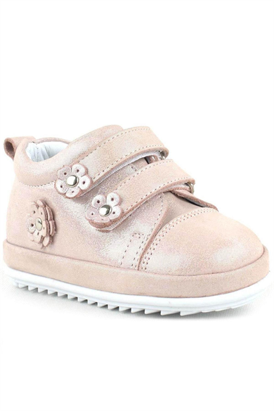 Rakerplus Limpo Hakiki Deri Pudra Anatomik Kız Bebek İlk Adım Ayakkabısı