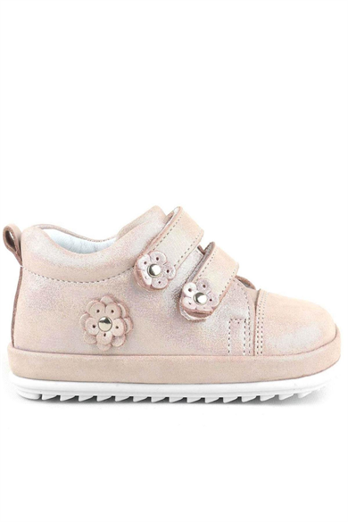 Rakerplus Limpo Hakiki Deri Pudra Anatomik Kız Bebek İlk Adım Ayakkabısı