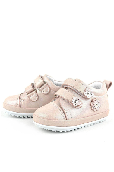 Rakerplus Limpo Hakiki Deri Pudra Anatomik Kız Bebek İlk Adım Ayakkabısı